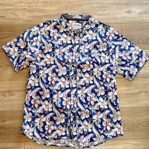 Heritage Tropical Floral Button-Up XXL
